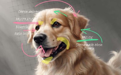 Wie zeigen Hunde Emotionen durch ihre Mimik?