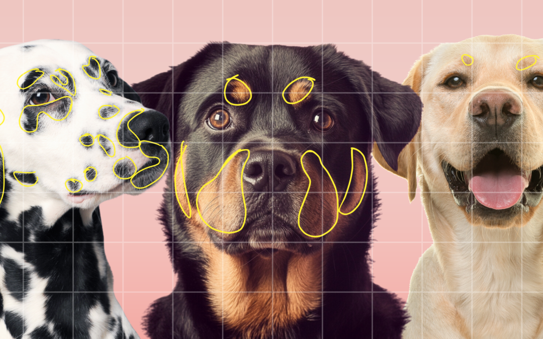 Do facial colours affect dogs’ facial expressions?