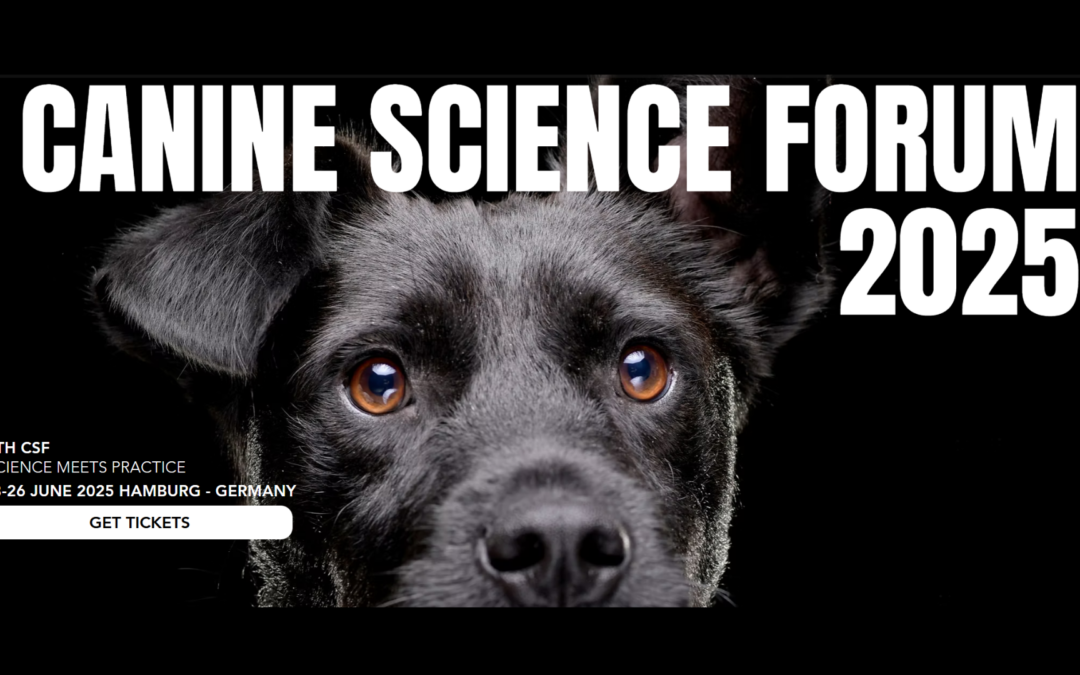 Tickets Now Available for the Canine Science Forum 2025!